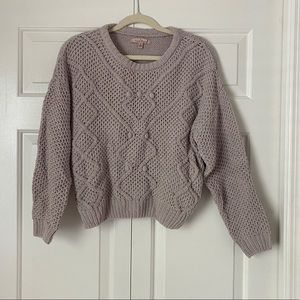 CUTE lilac, knit sweater